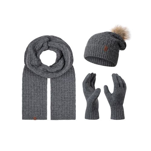 4251882568980 - Schal Mütze Handschuhe Set Winterset 4251882568980 - Schal Mütze Handschuhe Set Winterset